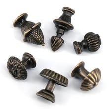 10PCS Vintage Metal Hardware Wooden box Jewelry boxes Drawer knobs Small Pull handles Cabinet pulls 2024 - buy cheap