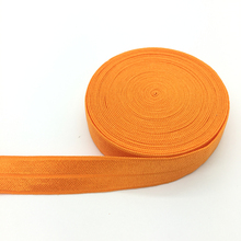 5 Yards 5/8"(15mm) Orange Multirole Fold Over Elastics Spandex Satin Band DIY Lace Sewing Trim 2024 - buy cheap