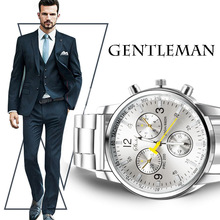 2020 новые мужские часы Топ люксовый бренд часы для мужчин ремень из нержавеющей стали модные мужские часы Бизнес Кварцевые часы relogio masculino 2024 - купить недорого