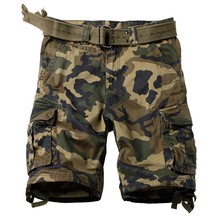 Pantalones cortos militares de algodón para hombre, ropa de calle, estilo Hip Hop, camuflaje, holgados, de talla grande 2024 - compra barato
