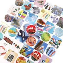 Creative Fish Stickers Hand Account Decoration Stickers Diy Diary Planner Decoration Map Scrapbook Stationery 46pcs/box 2024 - buy cheap