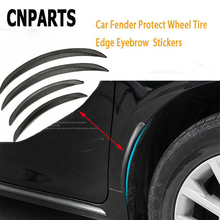 CNPARTS 25cm Car Fender Wheel Eyebrow Lip Strip Carbon Stickers For Citroen C5 C4 C3 Mini Cooper Opel Astra H G J Vectra C Saab 2024 - buy cheap