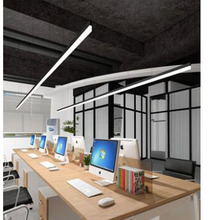 L luminária de led para escritório, candelabro criativo, personalidade, lâmpadas de luz, minimalista, para internet, café, trabalho, conferência, sala 2024 - compre barato