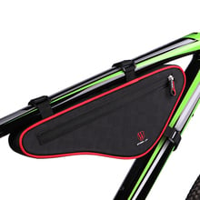 Triângulo de mochila de bicicleta, grande capacidade, náilon, refletivo, mtb, bicicleta de estrada, bolsa dianteira, bicicleta, acessórios, bolsas de bicicleta 2024 - compre barato