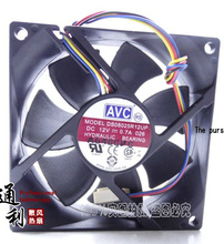 Бесплатная доставка AVC 8025 DS08025R12UP 80 мм 8 см DC 12 В 0.7A 4-проводной компьютерный чехол кулер для процессора охлаждающий вентилятор 2024 - купить недорого
