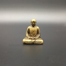 Coleção Chinesa Esculpida Bodhisattva De The King Of Tibet Buddha Estátua de Cobre Requintado Pequenas Estátuas 2024 - compre barato