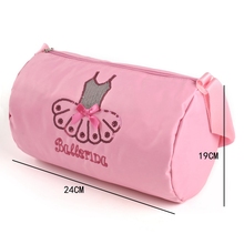 Bolsa de baile de Ballet bordada, bolso impermeable de princesa rosa, duradero, para niñas y niños, 8601a 2024 - compra barato