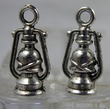 Vintage Silver Lovely Lantern Charms Pendants For Jewelry Making Findings Bracelets Handmade Accessories DIY Gifts 10PCS  P393 2024 - buy cheap