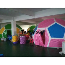 Barraca inflável transparente para acampamento, barraca inflável do tenda de bolha de natal em pvc para casa, hotel e futebol 2024 - compre barato