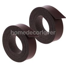 2 Meters Long 15mm and 20mm Wide PU Leather Strap Strips DIY Belt Bag Handle Leather Craft Coffee 2024 - buy cheap