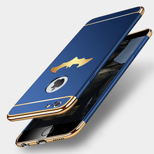 Роскошный ПК чехол для телефона iPhone X XS XR XS MAX 7 8 Plus Coque 3 в 1 360 Защитный матовый чехол для iPhone 6 6S 6 Plus 7 8 2024 - купить недорого