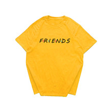 Модная брендовая футболка для мужчин с короткими рукавами с героями телесериала «друзья» рубашки пустой подарок хипстер хип хоп взрослый уличная Мужская и женская футболка 2024 - купить недорого