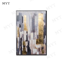 Large Sizes Cheap Abstract Gray Oil Painting On Canvas Hand Painted Wall Picture For Living Room Bedroom Home Wall Art Decor 2024 - buy cheap