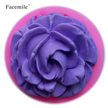 3D Rose Flower Silicone Mold Fondant Cake Decorating Chocolate Cookie Soap Clay Resin baking molds 50-103 2024 - buy cheap