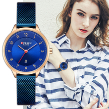 CURREN Women Watches Fashion Rose Gold Quartz Watch Ladies Top Brand Luxury Women's Casual Wristwatches Female Clock Reloj Mujer 2024 - buy cheap