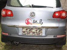 Автомобильный Стайлинг хромированный ABS пластик задний люк багажника Нижняя крышка отделка для Volkswagen Tiguan 2009 2010 2011 2012 2024 - купить недорого