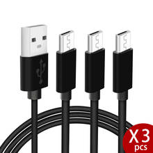 3 Pack Micro Usb Cable 5V2A Fast Charging Mobile Phone USB Charger Cord for SamSung Xiaomi Huawei Android Sync Date Cable 2024 - buy cheap