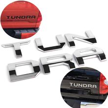 Letras de alta resistencia para portón trasero de Toyota Tundra 2014-2019, color negro mate y plateado, botas 3D levantadas para vehículos 2024 - compra barato