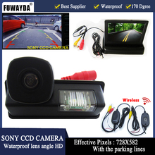 FUWAYDA Monitores de Estacionamento CCD HD Câmera de Visão Traseira Do Carro 4.3 Retrovisor Do Carro da polegada Espelho Monitorr Para Cefiro Nissan Tiida Teana paladino 2024 - compre barato