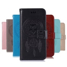 Dream Catcher Owl Pattern Book Case Leather For Huawei Honor 7S / Honor Play 7 Flip Wallet Cover Shell Card Money Slots Holder 2024 - buy cheap