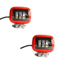 Luz de led para motocicleta, à prova d'água, 30w, 12v, 24v, 6000k, offroad, jeep wrangler, 4x4, caminhão 2024 - compre barato