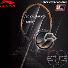 (Break Code)Li-Ning 3D CALIBAR 600 Professional Badminton Racket Single 1Piece No String LiNing Racquet AYPP016 2024 - buy cheap