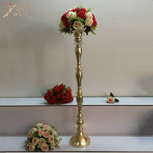 100 CM/40" Height Metal Gold Candle Holder Candlestick Wedding Table Centerpiece Event Flower Road Lead Rack 1 Lot =10 PCS 2024 - buy cheap