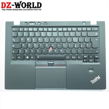 Корпус Palmrest с итальянской клавиатурой с тачпадом с подсветкой для Thinkpad X1 Carbon 1st Teclado C Cover 04Y0803 2024 - купить недорого