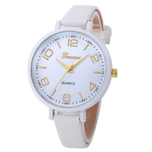 Часы Geneva женские, брендовые люксовые Модные Простые Кварцевые аналоговые наручные часы с шашками и искусственной кожей для женщин и девушек 2024 - купить недорого
