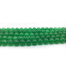 Cuentas redondas sueltas de peridoto verde con piedra de cristal Natural, para fabricación de joyería Diy, 4, 6, 8, 10, 12mm 2024 - compra barato