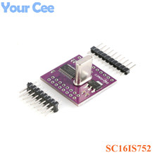 Interfaz de Bus SC16IS752 I2C/SPI a módulo de conversión UART de doble canal, placa de expansión 2024 - compra barato