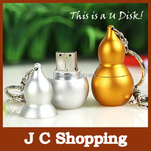 Amthin usb flash drive gold silver Jewelry gourd u disk 4G 8G 16G 32G memory stick USB flash pen drive package pendrive 2024 - buy cheap
