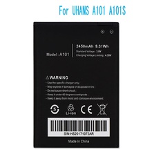 Battery For UHANS A101 A101S Bateria Batterij Accumulator 2450mAh 2024 - buy cheap