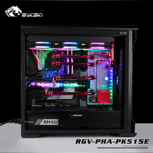 BYKSKI Acrylic Board Water Channel Solution kit use for PHANTEKS 515E case / Kit for CPU and GPU Block / Instead reservoir 2024 - buy cheap