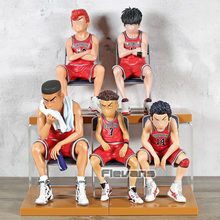 Slam Dunk Hanamichi Sakuragi / Rukawa kaade/Akagi Takenori / Mitsui Hisashi / Miyagi Ryota, colección de juguetes de figura de PVC en miniatura 2024 - compra barato