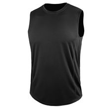 Tanque Sem Mangas dos homens \'s Top Meias De Compressão Melhor Correndo Regata Rapidamente Seco Correndo Gym Fitness Vests1 2024 - compre barato