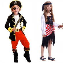 Children’ Day Pirates of the Caribbean Costume Boys Kids Pirate Cosplay Costumes for Kids Dress 2024 - buy cheap