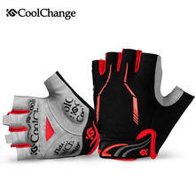 CoolChange Summer Half Finger Cycling Gloves with Breathable Palm Road Mountain Bike MTB Gloves with Padded Parkour Sport Gloves 2024 - buy cheap