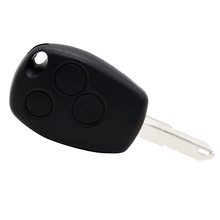 Чехол для дистанционного ключа с 3 кнопками и лезвием NE73 для Renault Duster Logan Fluence Vivaro Master Traffic Kangoo Megane 2024 - купить недорого