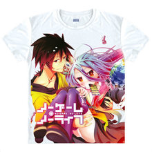 Coolprint No Game No Life T-Shirt Shiro Shirt Men's Clearance Anime Cute Womens Short Sleeve Womens T-Shirts a 2024 - buy cheap