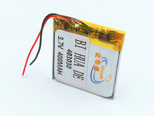Li-po-bateria de polímero de lítio/li-ion, 10 unidades, 3.7v, 400mah, 403030 para brinquedo, power bank, gps, mp3,mp4, celular, alto-falante 2024 - compre barato