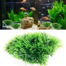 On Sale Simulation Aquarium Plants Ornament Green Plastic Aquatic Plants Fish Tank Decor 2024 - buy cheap