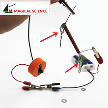 wholesale Fun physics experiment Homemade Electromagnet DIY materials,current magnetic effect,home school educational kit 2024 - buy cheap