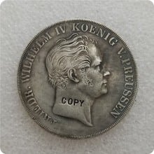 Германия Пруссия 1841-A, 1842-A 2 THALER COPY 2024 - купить недорого