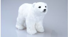 Simulation animal 20*8*14cm white polar bear toy polyethylene & furs resin handicraft,ornaments decoration baby toy d369 2024 - buy cheap