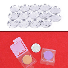DIY Makeup Cosmetic Empty Aluminum Cases Pans For Eyeshadow Eye Shadow Container Pans Palette Case Makeup Tool 10 PCS 36.5mm 2024 - buy cheap