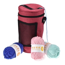 Yarn Crochet Thread Organizer Storage Bags Sitting Compressed Bag Oxford Cloth Knitted Sewing Tools Needlework Storage Basket 2024 - buy cheap
