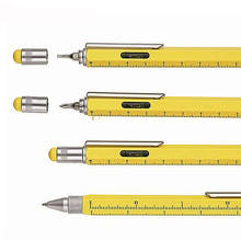 Многофункциональная ручка для инструментов, металлическая ручка с подставкой, Высококачественная шариковая ручка с сенсорным управлением, авторучка для подписи 2024 - купить недорого