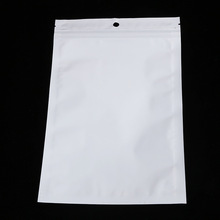 Wholesale 1000pcs 2 kinds sizes White/Clear retail zipper bag reusable plastic packaging bag  headset USB bag gift  jewelry bags 2024 - buy cheap