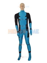 Custom Blue Deadpool Mens Costume Fullbody Spandex Lycra Halloween Cosplay Costumes The Most Popular Zentai Suit 2024 - buy cheap